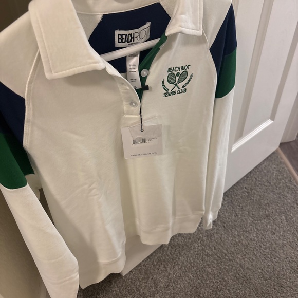 Beach riot tennis sweatshirt new with tags small $145 - Picture 3 of 4